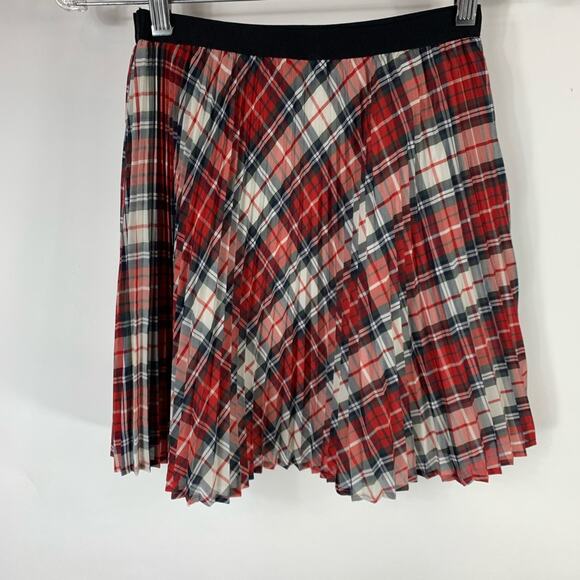 GAP Kids Plaid Accordion Pleat Midi Skirt XL - Picture 1 of 8